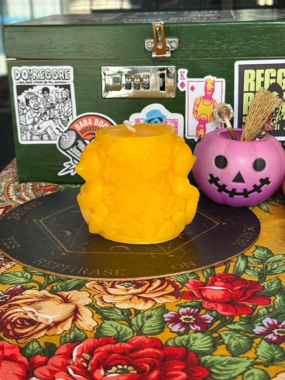 Beeswax Honey Bear Candle